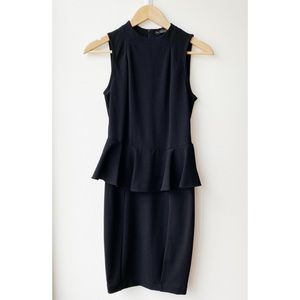 Zara Fitted Black Dress